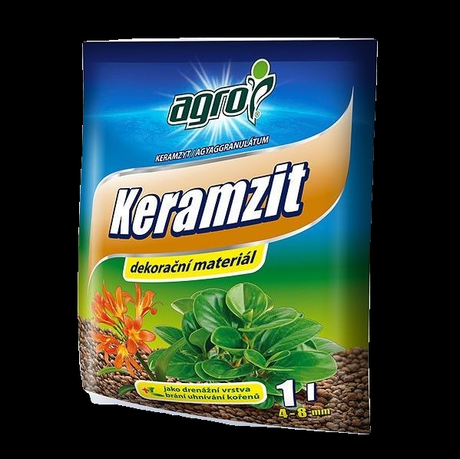Hydroton - AGRO expandierte Tonkugeln 4-8 mm, 1l - Growshop360