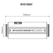 Luftsystem Revolution Silenced V2 EC Vector 150 mm, 764 m3/Std - Growshop360