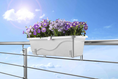 Selbstbewässernder Blumentopf Extra Line SMART, 80 cm, Braun - Growshop360