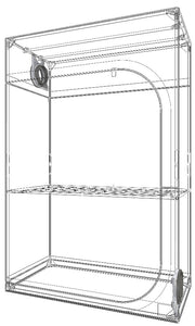 Secret Jardin Dark Street Wide 120x60x178 cm, DS120W R4.0 - Growshop360