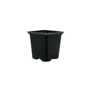 Blumentopf aus Kunststoff quadratisch VQB 7x7x8 cm - 0,24 l - Growshop360