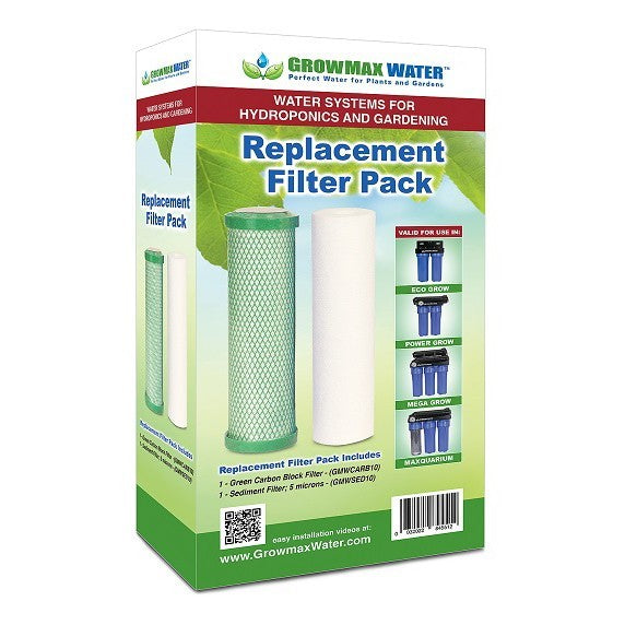 Growmax Wasser 10" mit 2 Ersatzfiltern - Growshop360