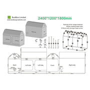 BudBox LITE 120x120x200 cm - Growshop360