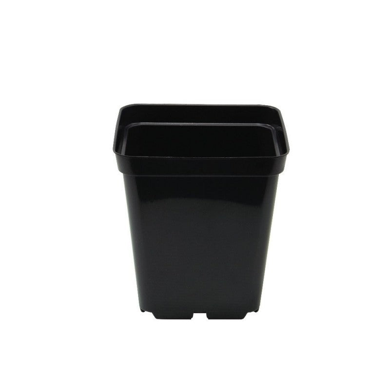 Blumentopf aus Kunststoff, viereckig 10x10x11 cm - 1 l - Growshop360