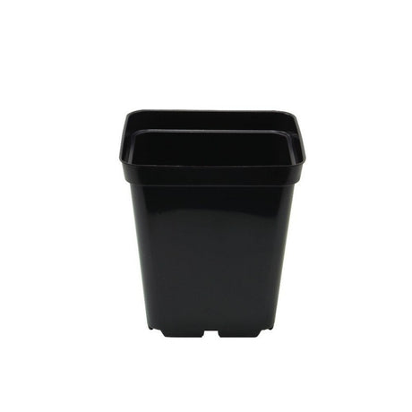 Blumentopf aus Kunststoff, viereckig 10x10x11 cm - 1 l - Growshop360