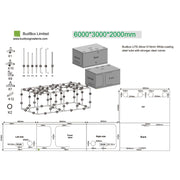 BudBox LITE-M 600x300x200 cm - Growshop360