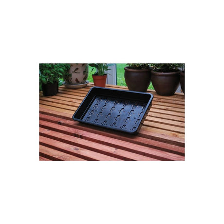 Garland Kunststoffschale Seed Tray Schwarz mit Drainage 37.5x23x6 cm - Growshop360