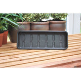 Garland Kunststoffschale Narrow Tray Schwarz, 37,5x13,5x6 cm - Growshop360