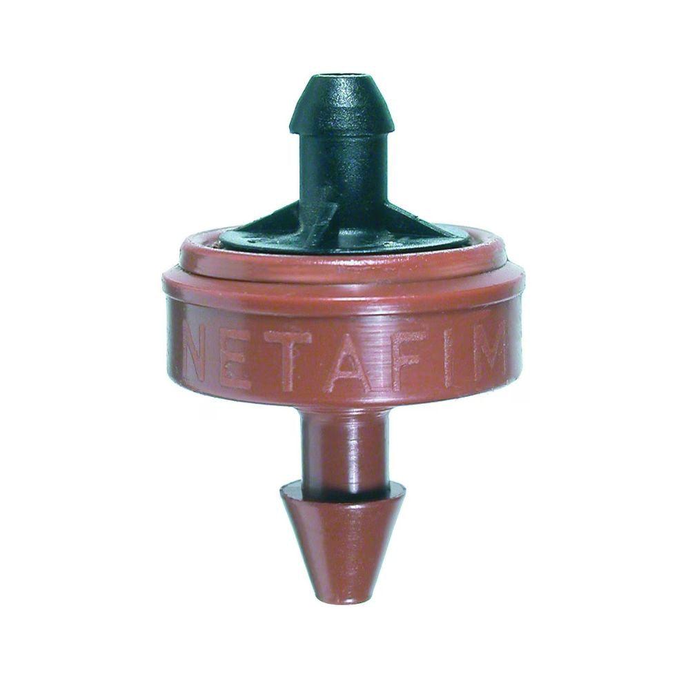 Netafim Tropfer mit Druckausgleich und Rückschlagventil 2.0 l/h 0.53 GPH BRB3 - Growshop360