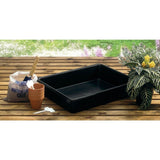 Garland Kunststoffschale Chieftain Tablett Schwarz 64,5x49,5x12 cm - Growshop360