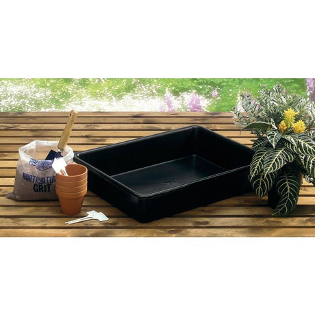 Garland Kunststoffschale Chieftain Tablett Schwarz 64,5x49,5x12 cm - Growshop360
