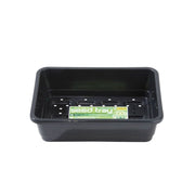 Garland Kunststoff-Saatgutwanne Small Seed Tray Schwarz mit Ablauf 23x17x6 cm - Growshop360