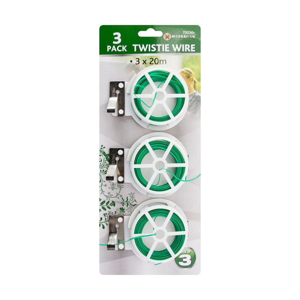 Verzinkter Draht 20 m, 3 Stück - Growshop360