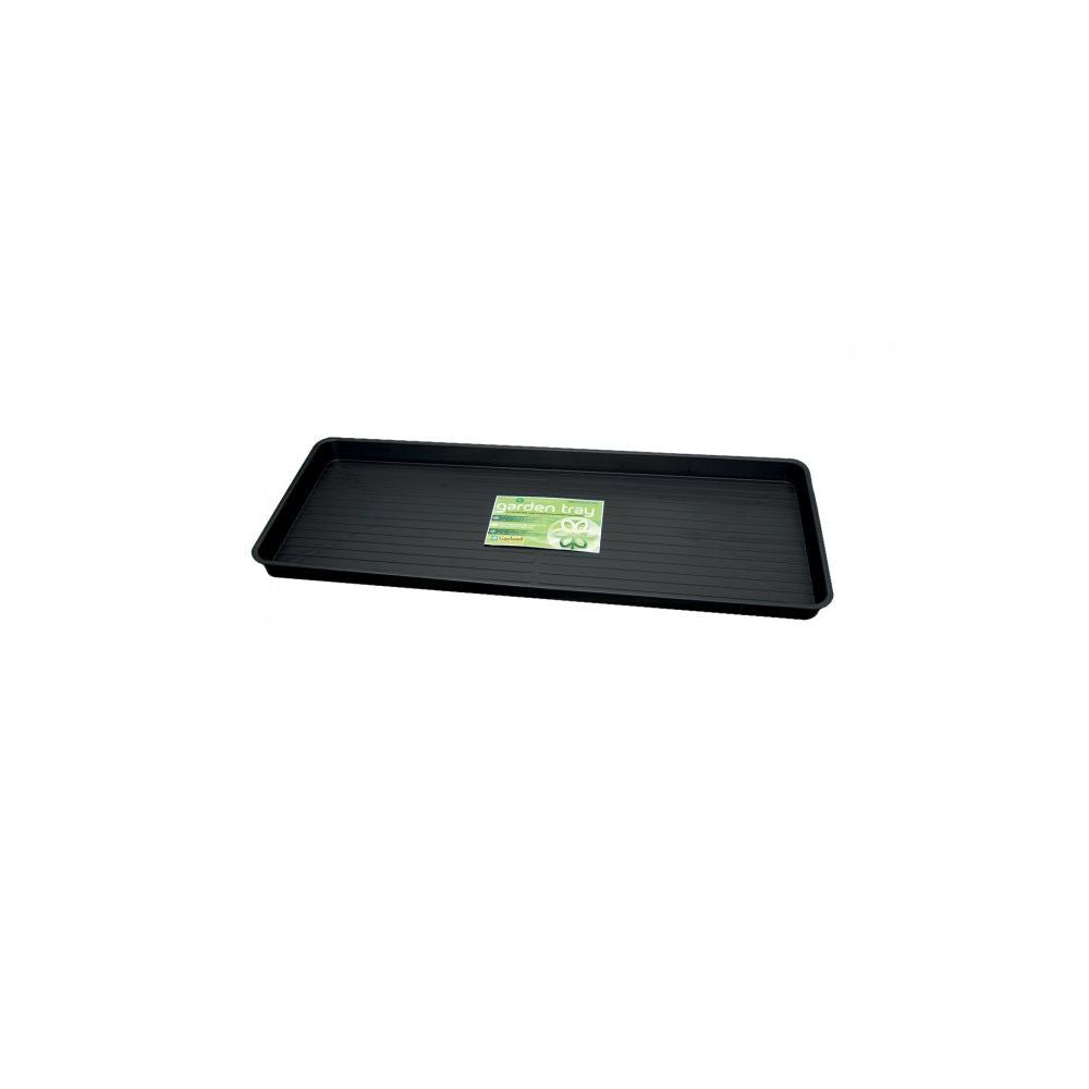 Garland Plastikschale Tablett Schwarz Premium 100x40x5 cm - Growshop360