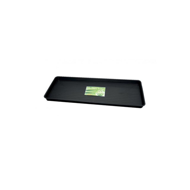 Garland Plastikschale Tablett Schwarz Premium 100x40x5 cm - Growshop360