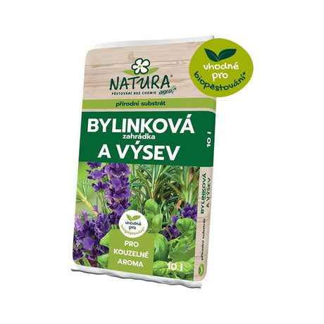 Agro Natura - Kräutergarten und Aussaat 10 l, organische Substrat - Growshop360