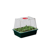 Garland Gewächshaus Kleiner High Dome Propagator Schwarz mit Drainage, Hartplastik, unbeheizt, 23x17x18 cm - Growshop360