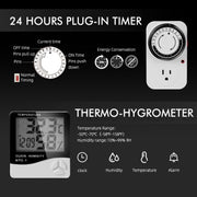 Spider Farmer 6-inch inline fan with air carbon filter and ventilation ducting combination and speed controller