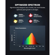 LED ViparSpectra PRO Serie P2000 - 250W - 2024 Samsung LM301B - Growshop360