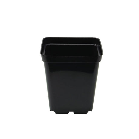 Blumentopf aus Kunststoff, viereckig 10x10x11 cm - 1 l, Packung mit 100 Stück - Growshop360