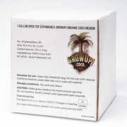 Growup! Coco Textiltopf mit dehydrierter Kokosnuss, 20er-Pack - Growshop360