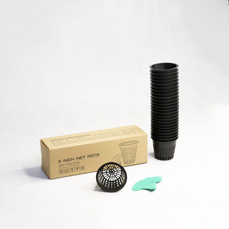 Hydroponischer Korb Durchmesser 8 cm (3 Zoll), BOX 25 Stück - Growshop360