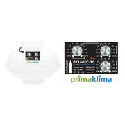 Prima Klima Rohrventilator PK160-EC-TC 160 mm - 1180 m3/Std, EC Motor + Temperatur geregelt - Growshop360