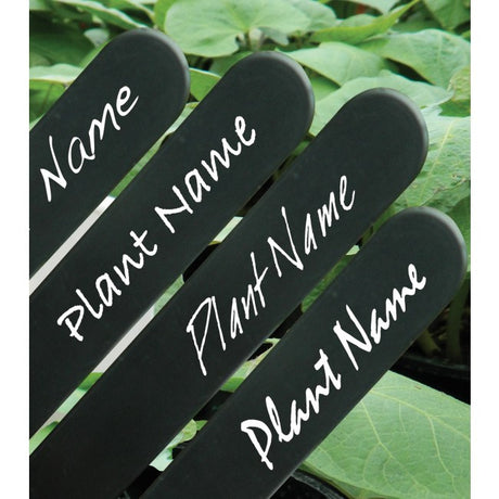 Garland Pflanzenetikett, 15 cm, schwarze Etiketten, 25 Stück - Growshop360