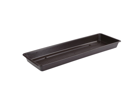 Plastkon Extra Flor Anthrazit Tablett, 58,3x16,5x4 cm - Growshop360