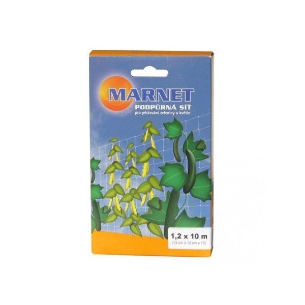 Pflanzstütznetz Marnet 1,2x5 m, Quadrate 12x12 cm - Growshop360