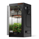 Spider Farmer® 90x90x180cm Indoor Grow Tent – ​​1680D High Reflective Grow Box