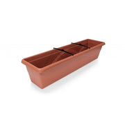 Plastkon Blumenkasten Extra Flor Terracotta, 80x20,5x17 cm - Growshop360