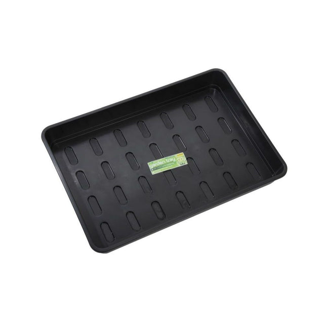 Garland Plastikschale XL Garten Tablett Schwarz 58x40.5x7 cm - Growshop360