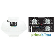 Prima Klima Rohrventilator PK150-EC-TC 150 mm, 1100 m3/Std, EC Motor + Temperatur geregelt - Growshop360