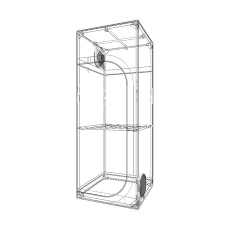Secret Jardin Dark Street 60x60x158 cm, DS60 R4.0 - Growshop360