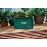 Garland Kunststoff-Saatgutwanne Grün mit Ablauf 37,5x23x6 cm - Growshop360