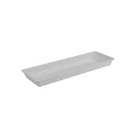 Plastkon Extra Flor Weißer Tablett, 58,3x16,5x4 cm - Growshop360