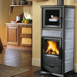 La Nordica Rossella Plus Forno Evo 9,1 kW Kaminofen – Majolika & Backfach 2