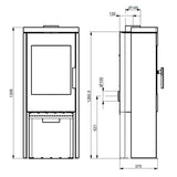 Haas+Sohn DK Lausitz 6 kW Easy Control – Quarzit, Kohlebrand, Außenluft 2