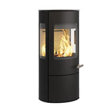 Haas+Sohn Vitus.L Kaminofen 6,5 kW rundes Design drei Sichtscheiben 3