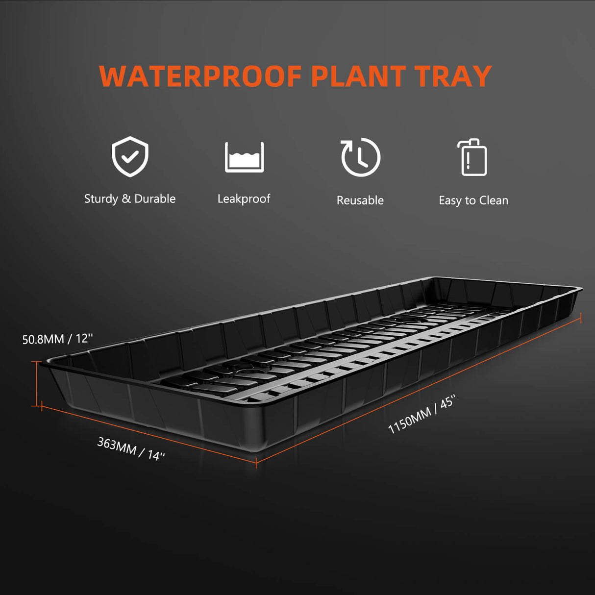 Spider Farmer 3-Tier Metal Plant Stand with Plant Shelves