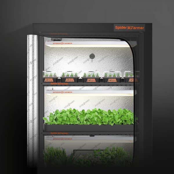 Spider Farmer 3-Tier Metal Plant Stand with Plant Shelves
