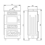 Wamsler 10981F-WO Werkstattofen Kaminofen 3