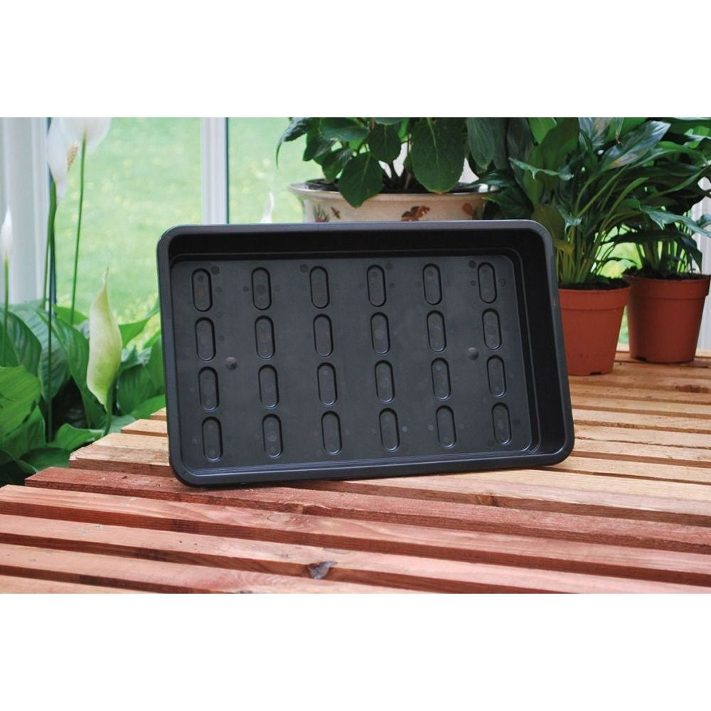Garland Kunststoffschale Midi Garden Tray Schwarz 37,5x23x6 cm - Growshop360