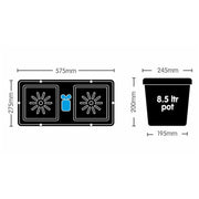 Autopot Easy2Grow, 100 Töpfe OHNE TANK (Aquavalve5) - Growshop360