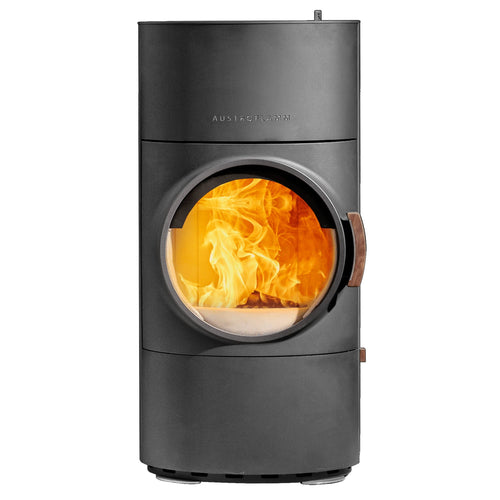 Austroflamm Clou Xtra Kaminofen Stahl gussgrau RR oben oder hinten