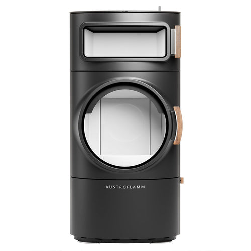 Austroflamm Clou Xtra Back Kaminofen Stahl Gussgrau