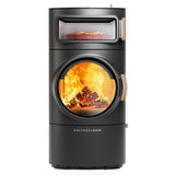 Austroflamm Clou Xtra Back Kaminofen Stahl Gussgrau 3