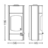 Austroflamm Koko Xtra 2.0 Kaminofen 6 kW Wärmespeicher raumluftunabhängig 6