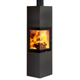 Austroflamm Slim 2.0 Kaminofen raumluftunabhängig Passivhaus 5,4 kW Eck 4